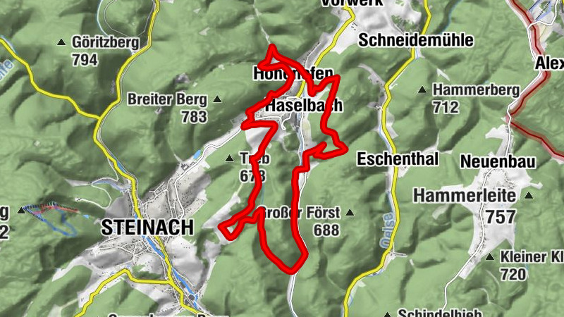Nature Park Trail Haselbach