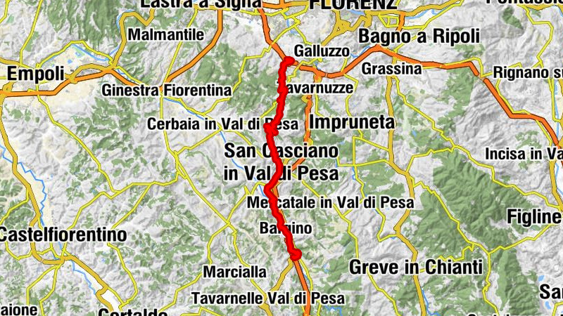 Von Scandicci nach Tavernelle Val di Pesa #LL2ROM_069