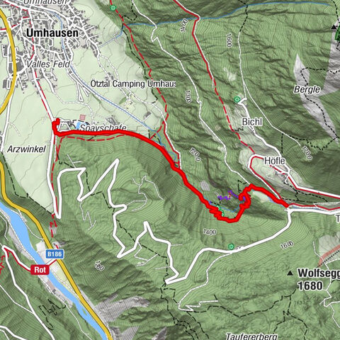 Hike Stuibenfall - Umhausen