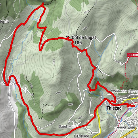 Naar de cascade van faillitoux vanuit Thiezac