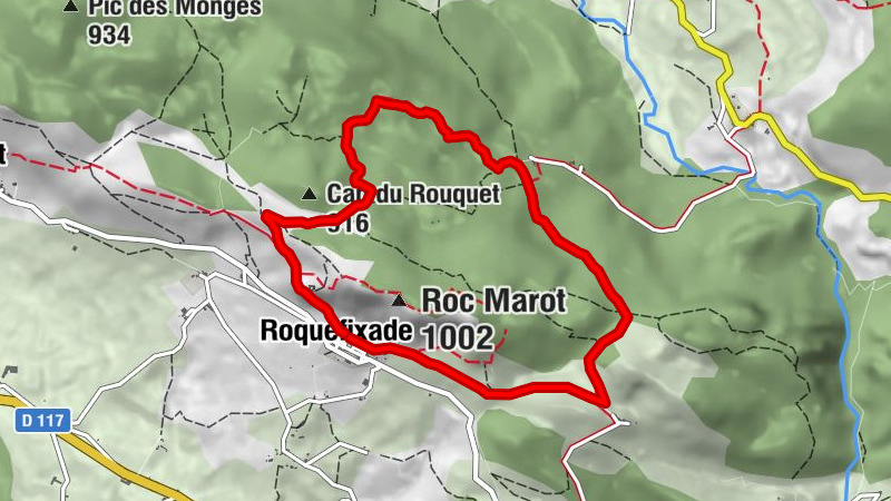 Hike to the castle of Roquefixade