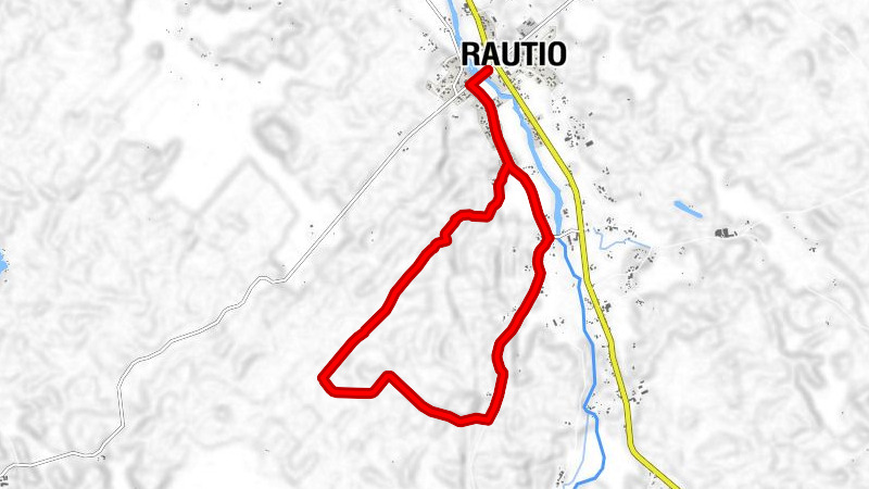 Rautio nature trail - Oravakorpi