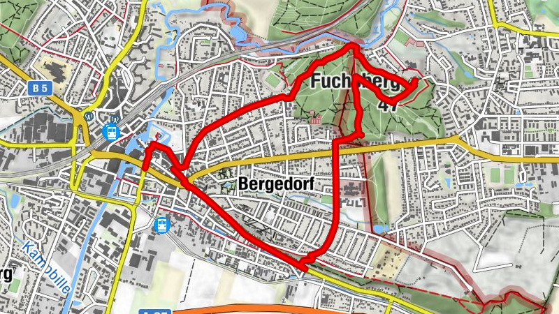 Laufrunde Hamburg