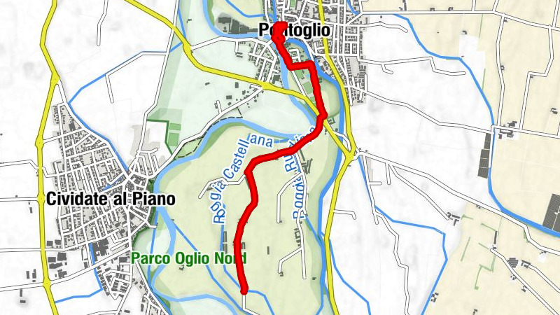 Pista ciclabile dell’Oglio A Pontoglio
