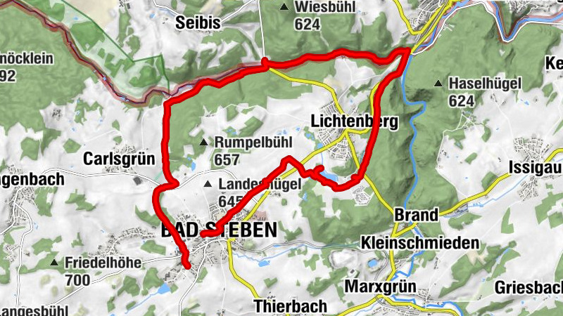 Steben Krötenmühle Blechschmiedenhammer Frankenwaldsee Wandercafe