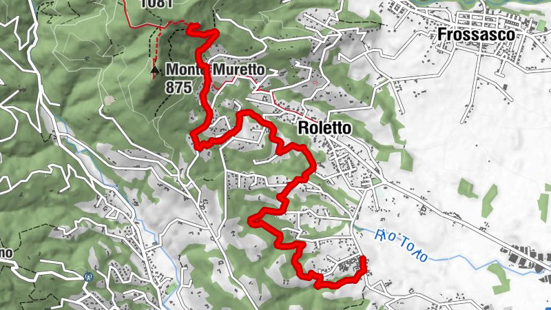 From Roletto to Rocca Vautero along the horse trail