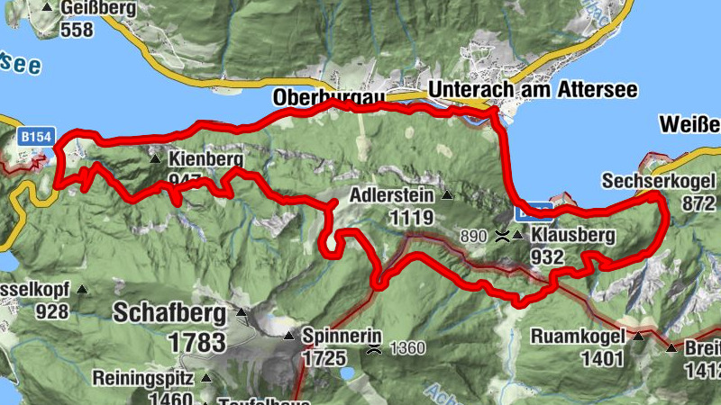 Eisenaualm (Buchberghütte oder Kienberghütte) - MTB Runde