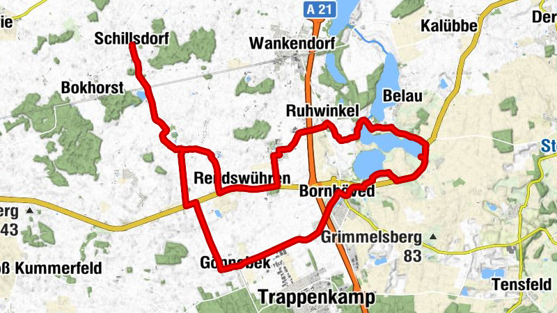 Kirschenholz Radtour Tanzverein