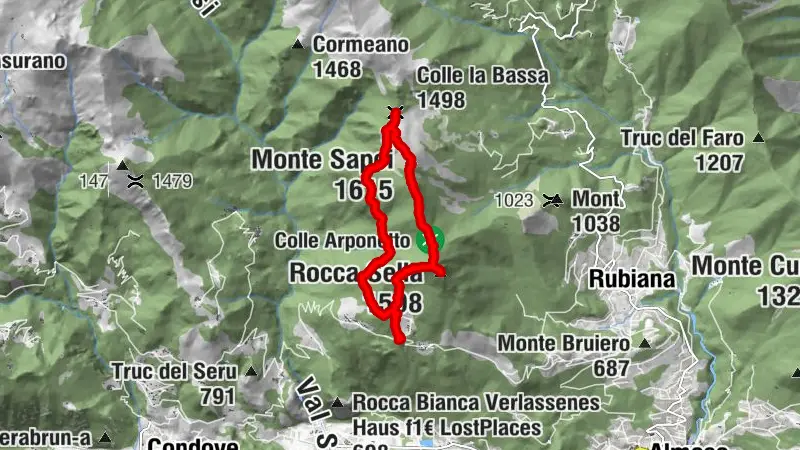 CAPRIE - The loop of Monte Sapei and Rocca Sella
