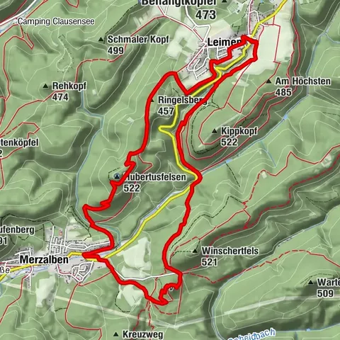 Old Post Road Merzalben - Leimen/Pfalz