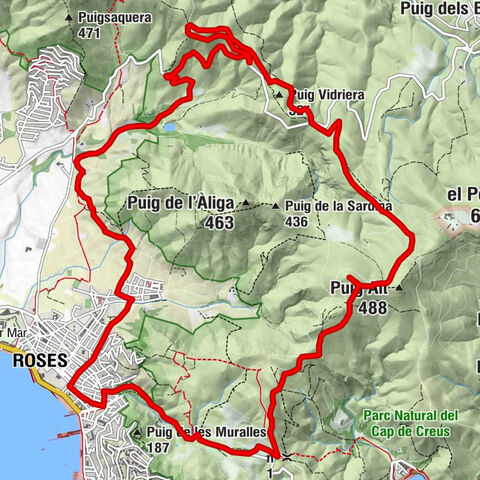 17 Roses Mas-Oliva Serrat-de-Can-Berta Bombo Peni Pedres-Negres Puig-Rodó Les-Gates-Oest Fràgam