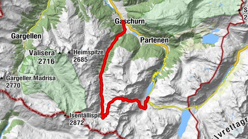 Vom Vermuntstausee ins Garneratal