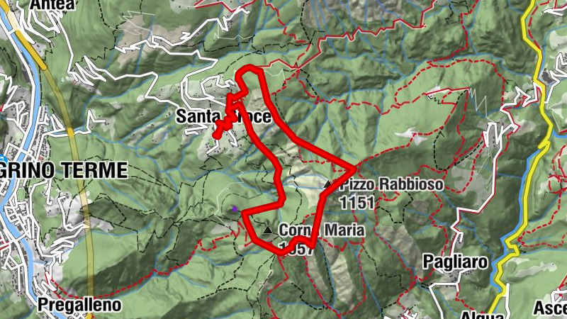 Pizzo Rabbioso da Santa Croce