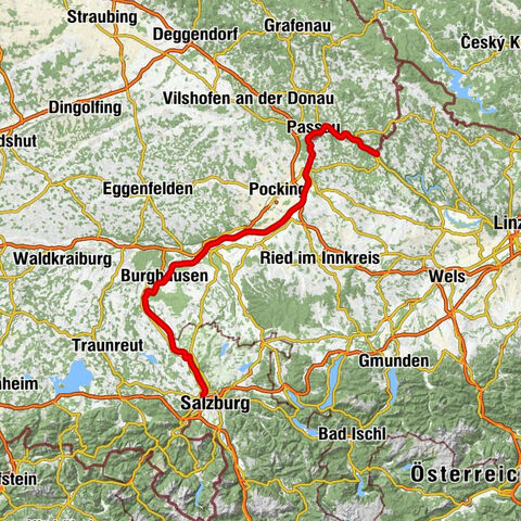 Grenzgänge mit Boot 1: Saalach - Salzach - Inn - Donau