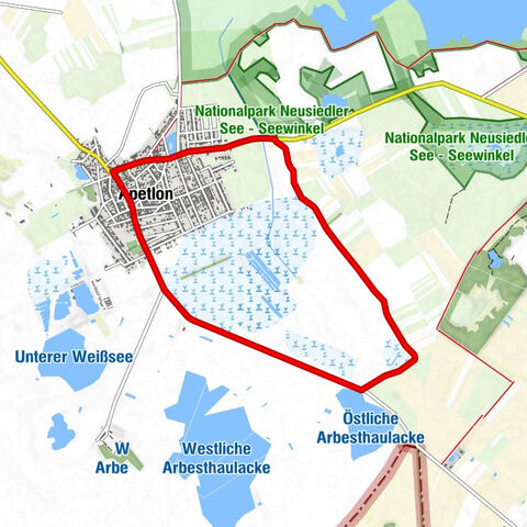 25 Great Apetlon loop (Neusiedler See - Seewinkel running park)