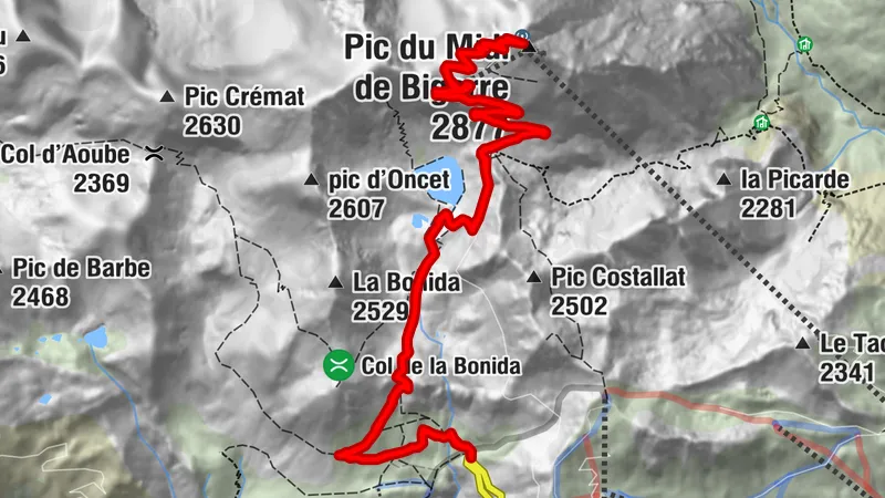Le Lac d'Oncet et le Pic du Midi de Bigorre