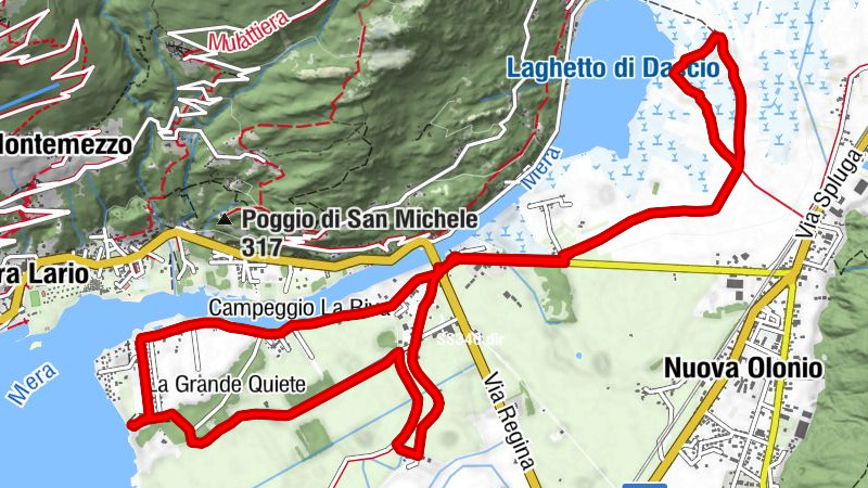 Cycling in a Nature Reserve between land and water