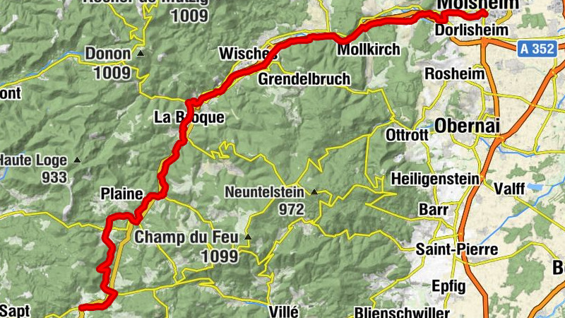 Véloroute de la vallée de la Bruche