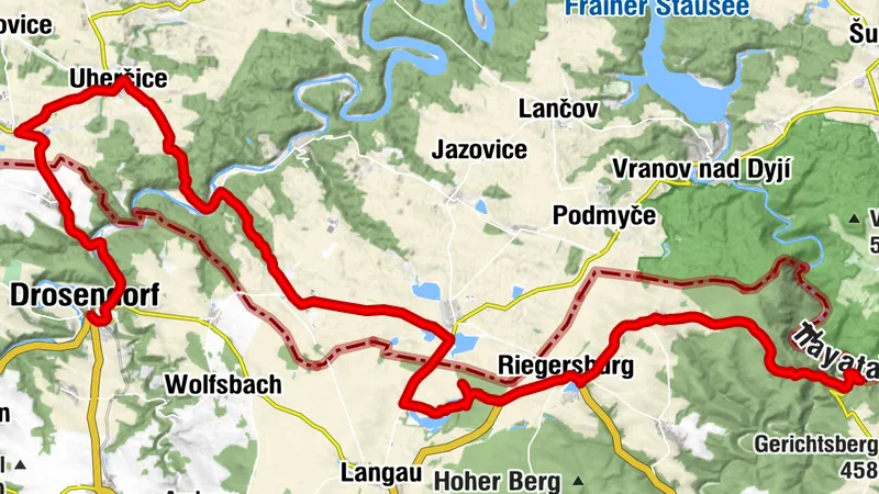 EV13 Stage 4: Drosendorf - Hardegg