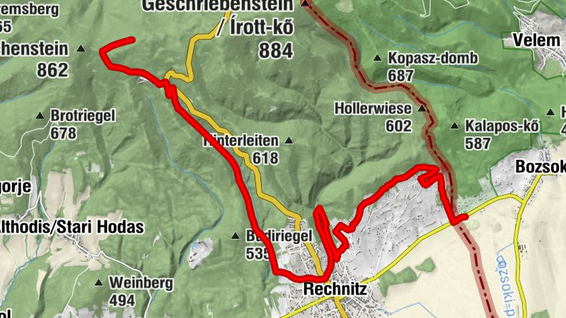 alpannonia - Regional route Rechnitz - Großer Hirschenstein