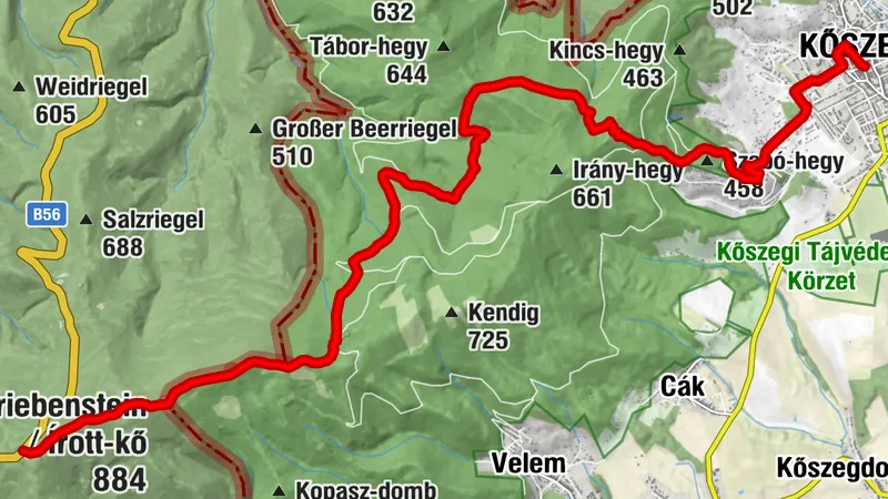 Alpannonia Genuss-Wanderstrecke Geschriebenstein - Köszeg