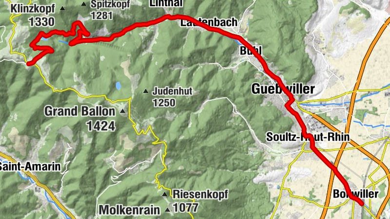 Winter Shuttle Line 68R097 Bollwiller - Markstein