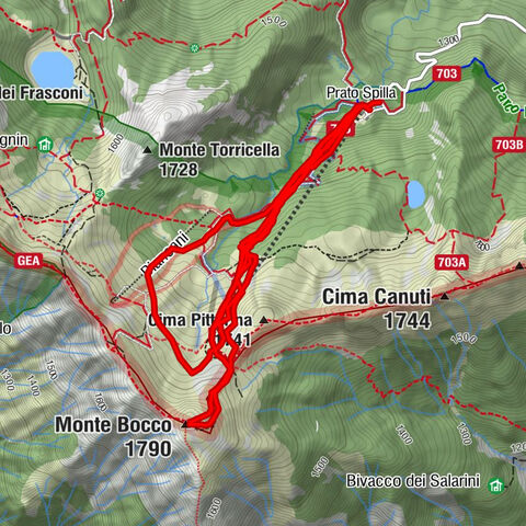 Pratispilla Monte Monte Bocco
