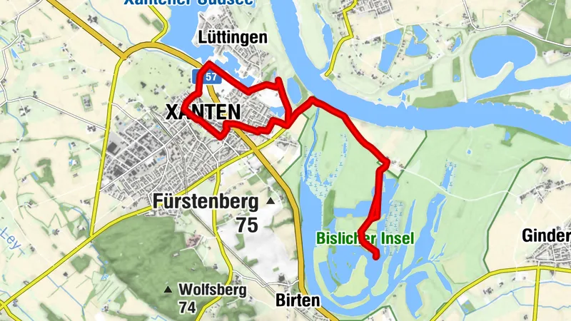 Zum Naturschutzgebiet Bislicher Insel