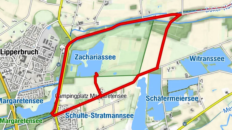 Zachariassee - Naturerlebnisweg nordöstlich von Lippstadt
