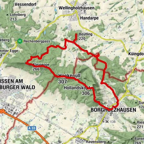 Von Quellen und Steinen bei Borgholzhausen - Hermannshöhen Tourentipp 08