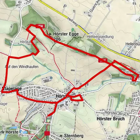 Historischer Wanderweg Lage-Hörste