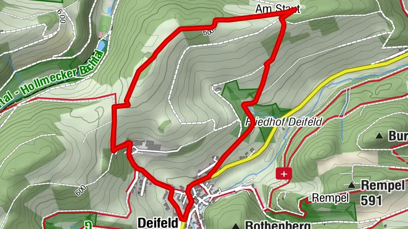 Kentscheidweg (D2) Deifeld