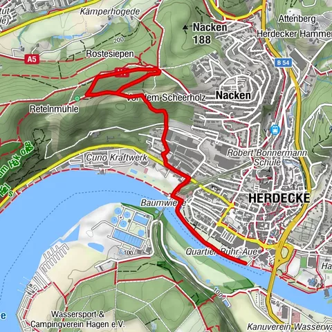 H1 Rundwanderweg "Ruhr-Viadukt und Waldgebiet am Nacken"