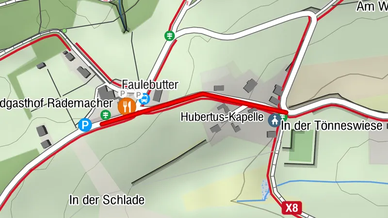 Zugangsweg Sauerland-Höhenflug: Von Faulebutter zum Sauerland-Höhenflug in Weuspert