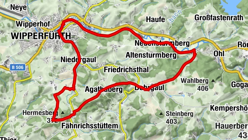 Kirchdorfradweg Route 2