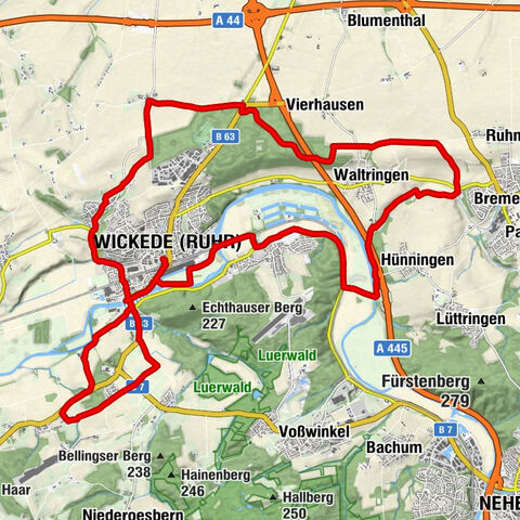 Rund um und durch die Gemeinde Wickede