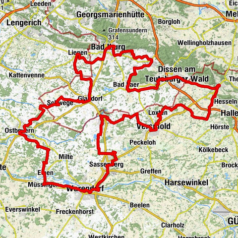 Grenzgängerroute Teuto-Ems