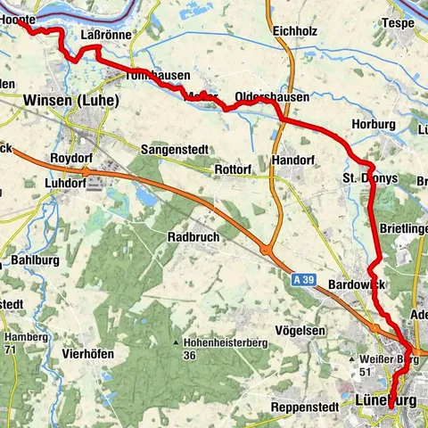 Ilmenauradweg – Etappe 4 von Lüneburg nach Hoopte
