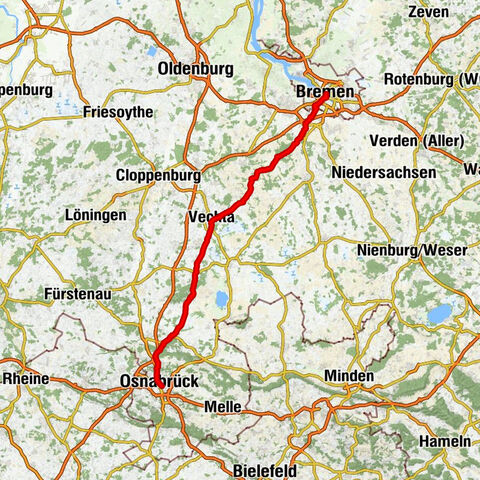 D-Route 7 - Östlicher Verlauf