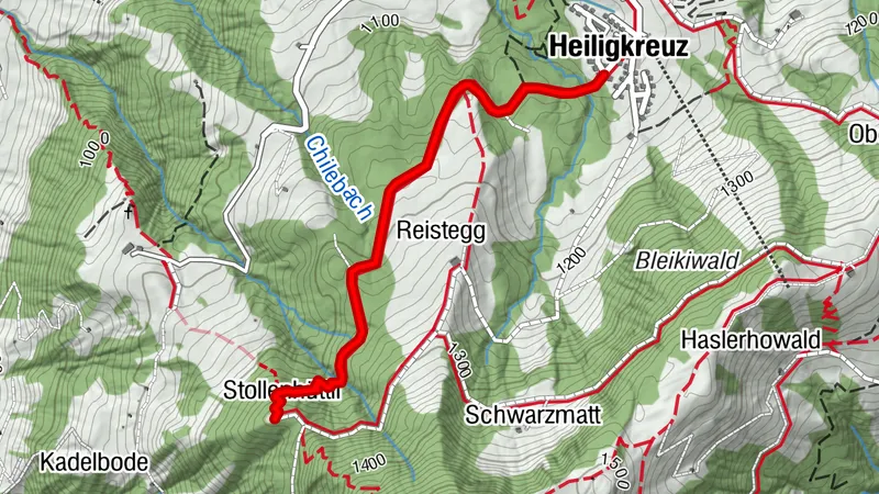 Schutzwaldpfad Heiligkreuz