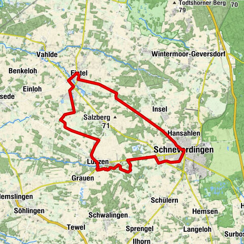 Tour 13, Im Westen Schneverdingens