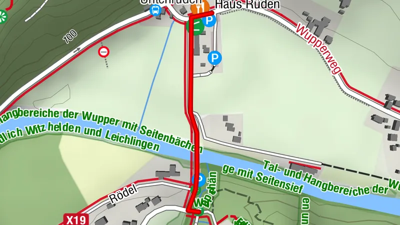 Zuweg Solingen-Untenrüden