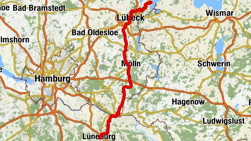 Radfernweg Alte Salzstraße