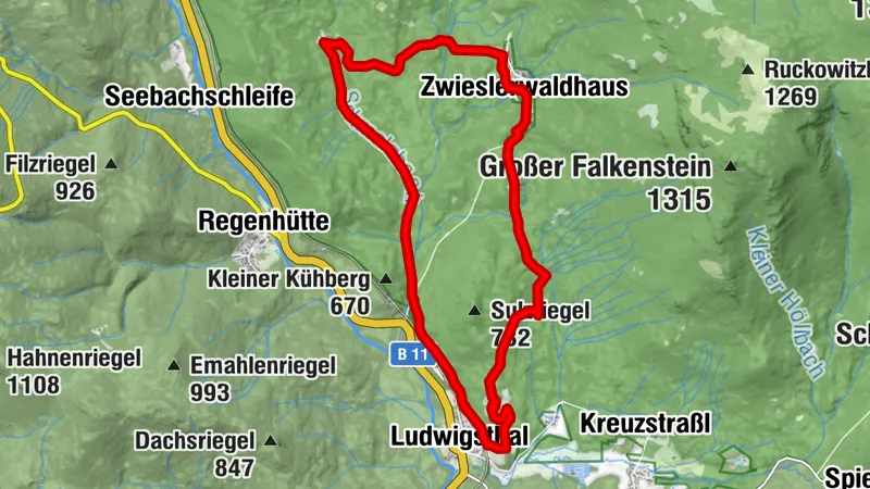 Von Ludwigsthal zum Schwellhäusl