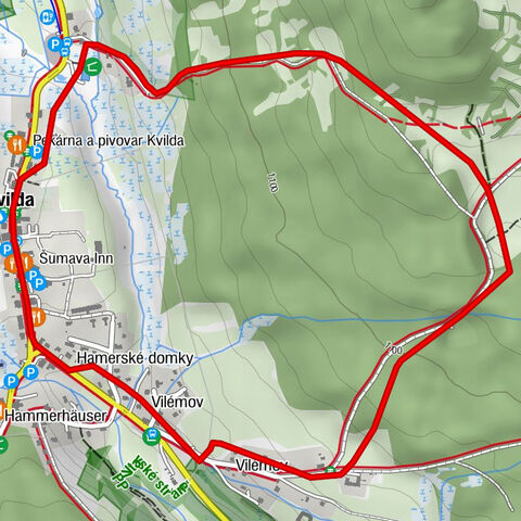 Rundweg Sandlaufkäfer - Kurze Wanderung rund um Kvilda im Nationalpark Šumava