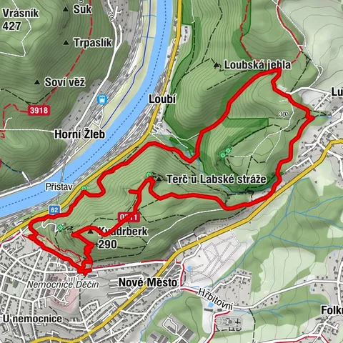 Děčín: Rundwanderung Quaderberg und Elbwarte