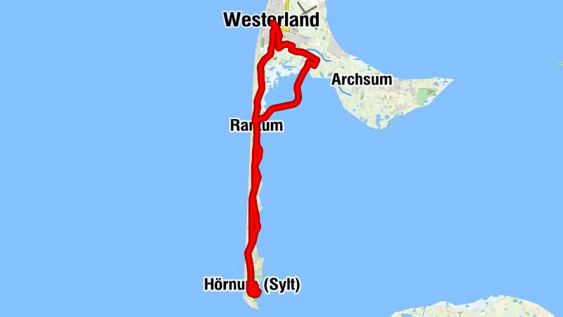 Natur pur - große Süd-Rundtour - Hörnum inkl. Rantumbecken