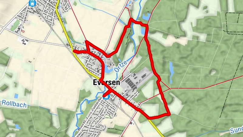 Bergen: Rundwanderweg Historisches Eversen (6,5km)