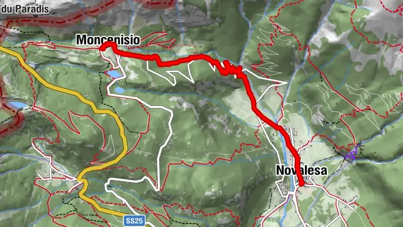 NOVALESA - The Strada Reale from Novalesa to Moncenisio