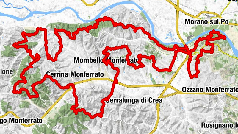 Gran Trekking del Monferrato dei Castelli Bruciati